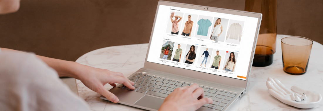 Example of ai recommendations for online retail.