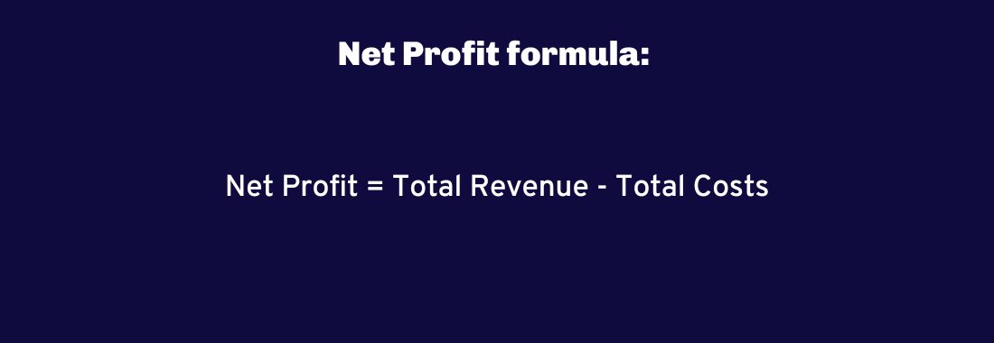 Net Profit metric for analysing profitability on eCommerce businesses.
