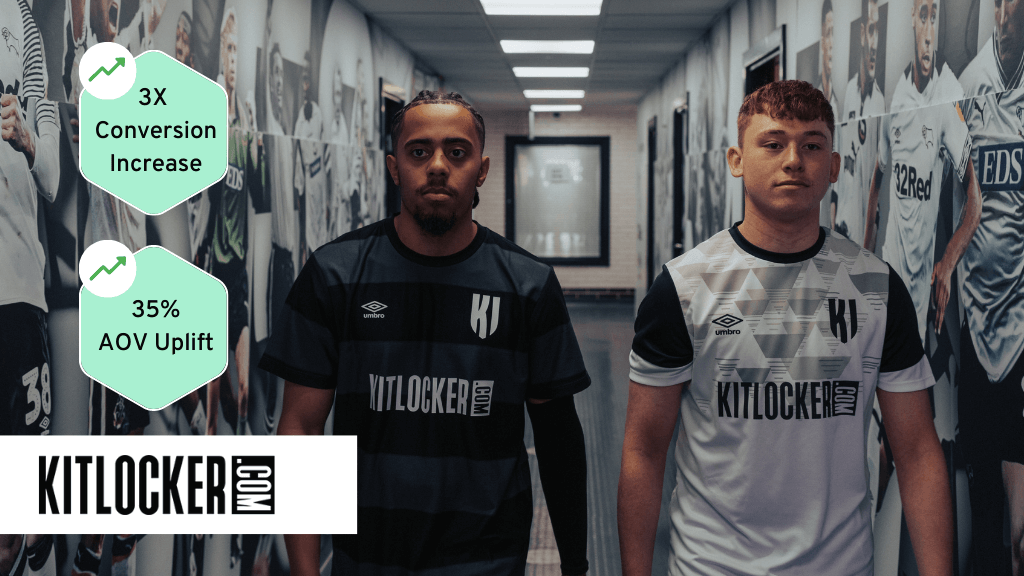 Shopbox AI drives improved sales performance of online sportswear retailer Kitlocker.com